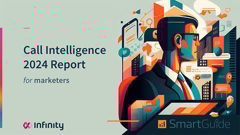 Call Intelligence 2024 Report for marketers - cover