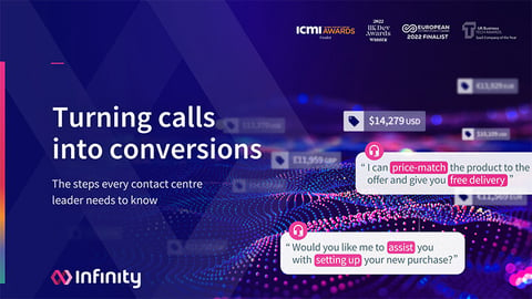 Turning calls into conversions for contact centres - cover