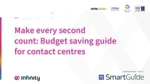 Make every second count: Budget saving guide for contact centres - cover