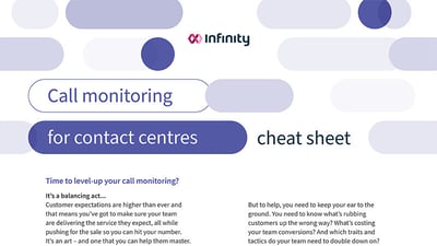 Infinity-Call-Monitoring-Contact-Centers-Cheat-Sheet