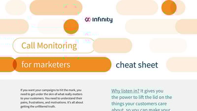Infinity-Call-Monitoring-Marketers-Cheat-Sheet