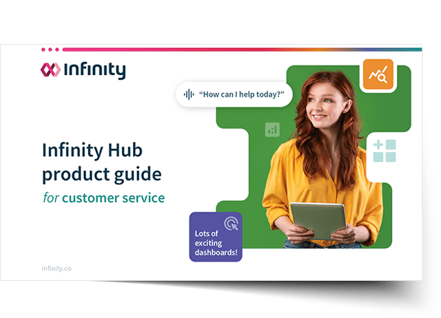 Cover Image: Infinity Hub product guide for customer service