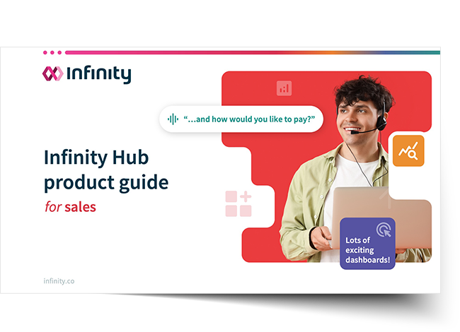 Cover Image: Infinity Hub product guide for sales