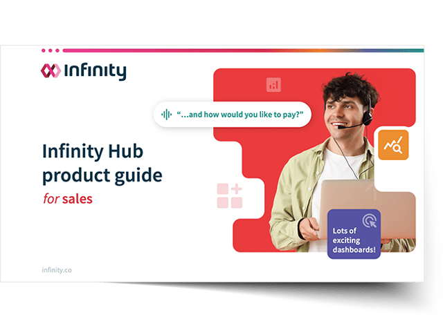 Cover Image: Infinity Hub product guide for sales