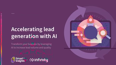 Accelerating lead generation with AI - Smart Insights report - cover