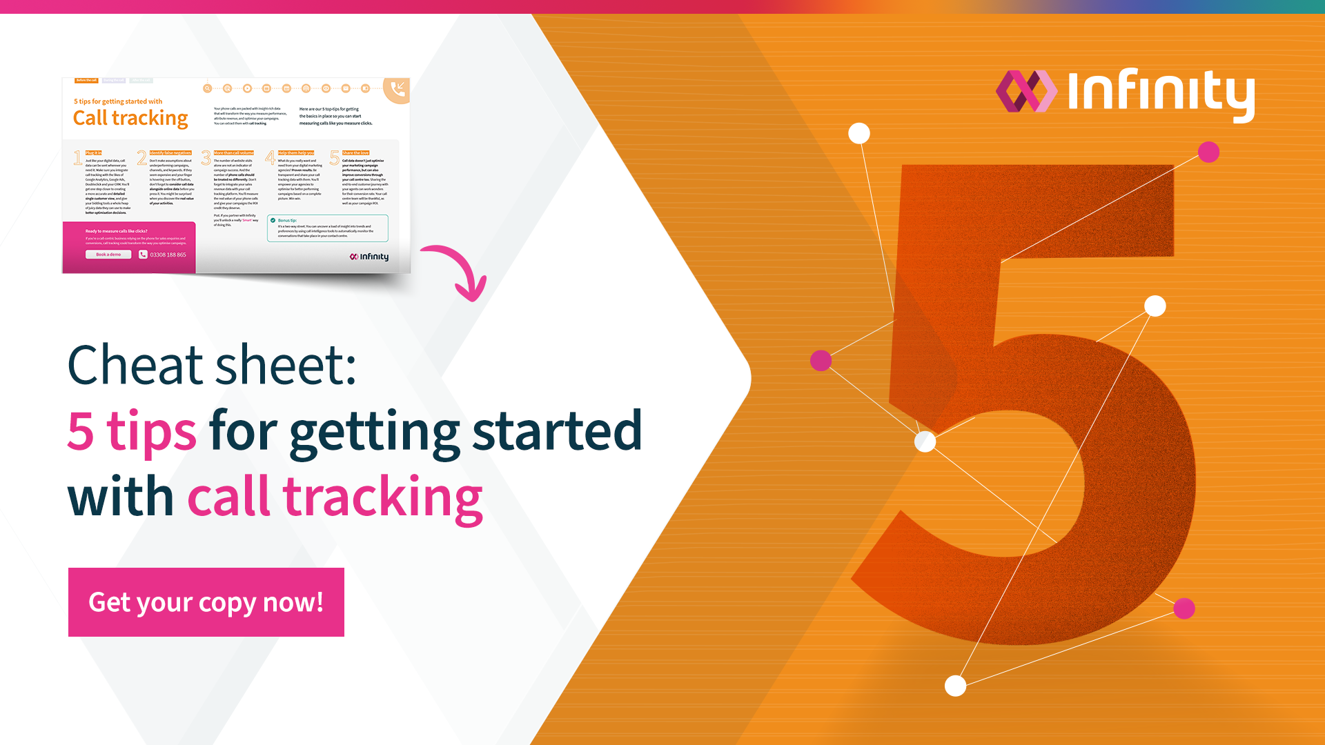 5 tips for getting started with call tracking | Cheat sheet